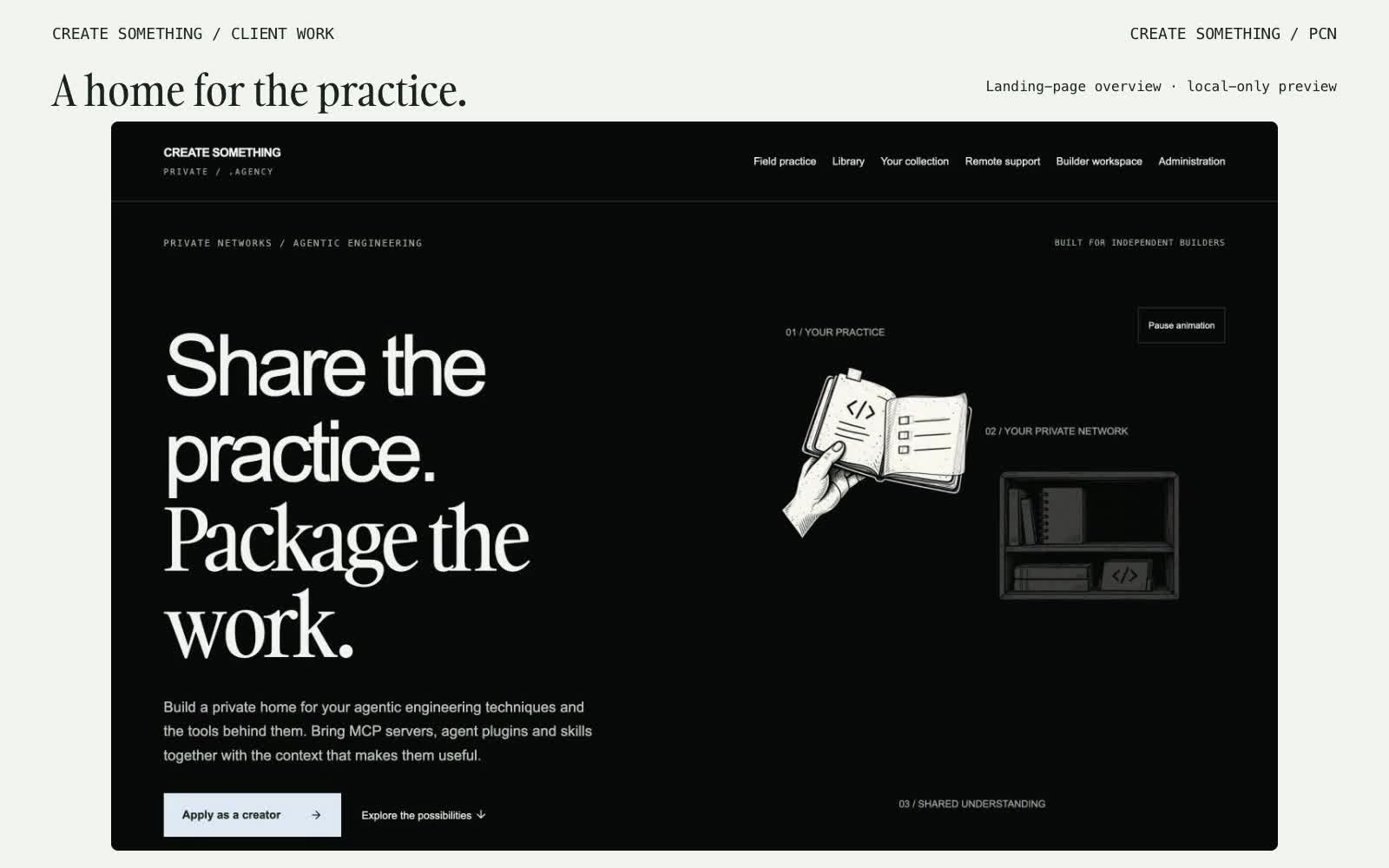 PCN landing-page product overview